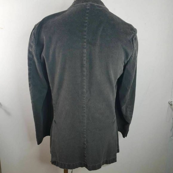 Z Zegna Mens Two Button Blazer Gray Jetted Pockets Notch Lapel 44R EU 54R New - Picture 2 of 11